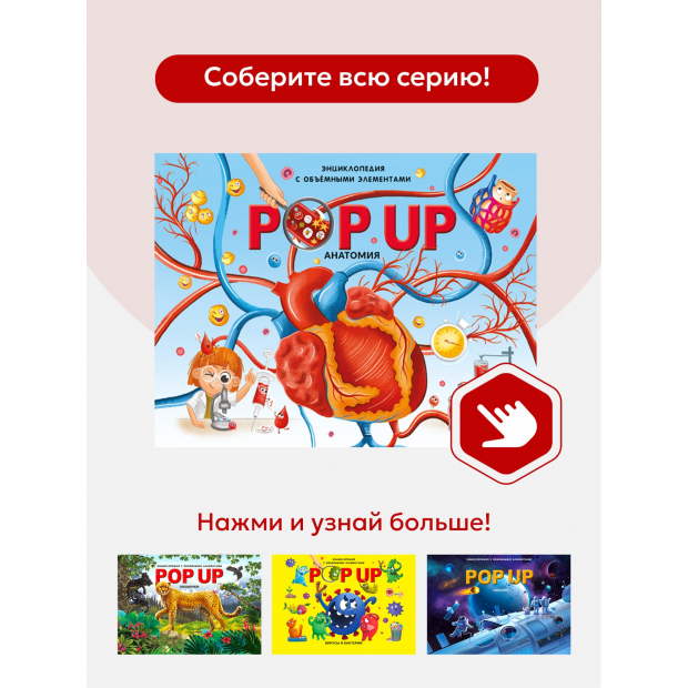 POP UP энциклопедия. Анатомия книжка-панорамка